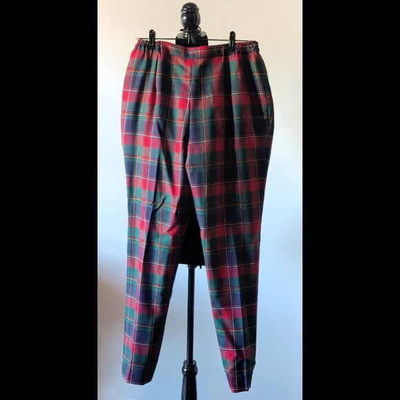 VINTAGE Plaid Custom Pants - Picture 1 of 3